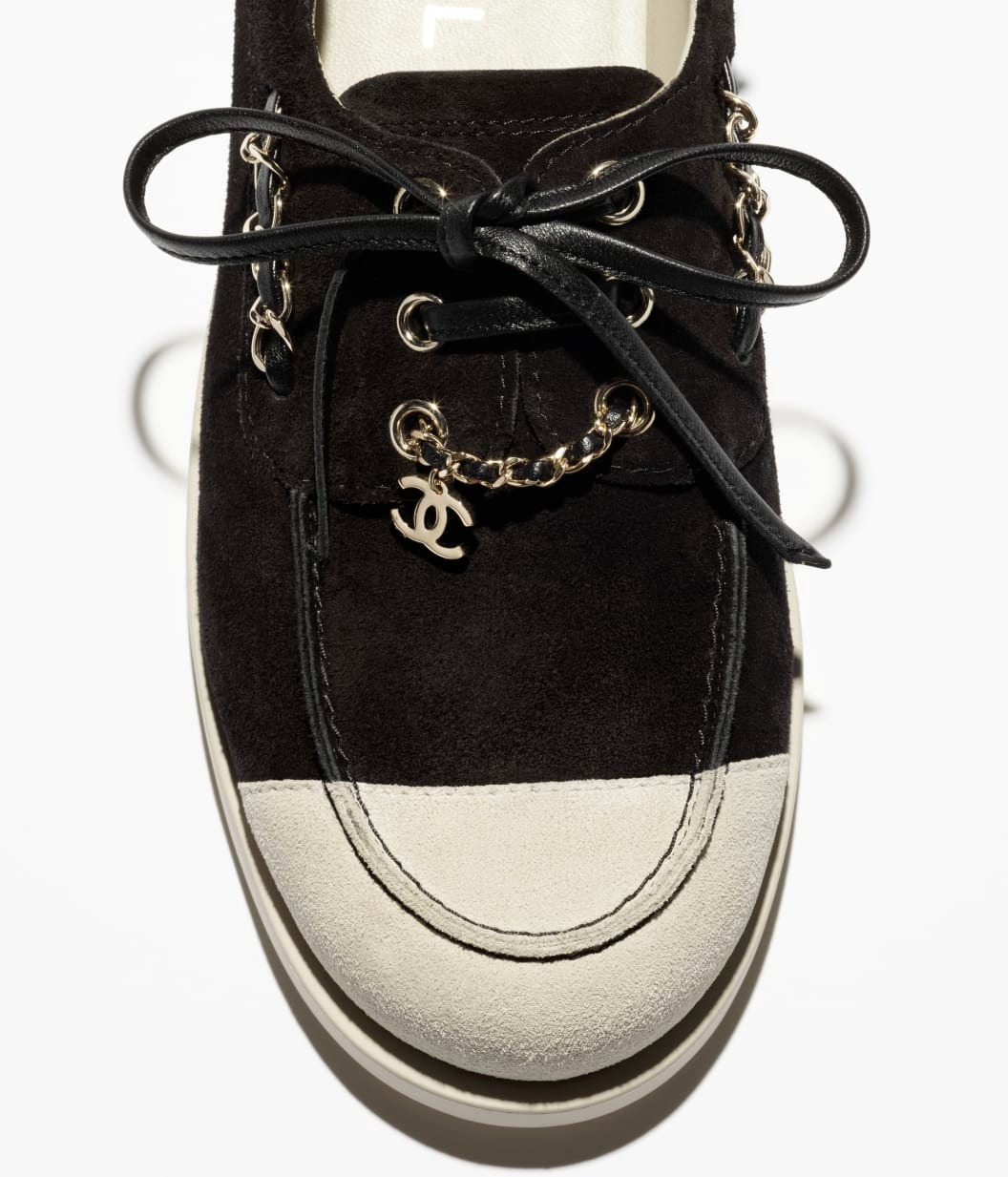 Ch**el Suede Moccasins Black For Women G47005-B22965-U5949