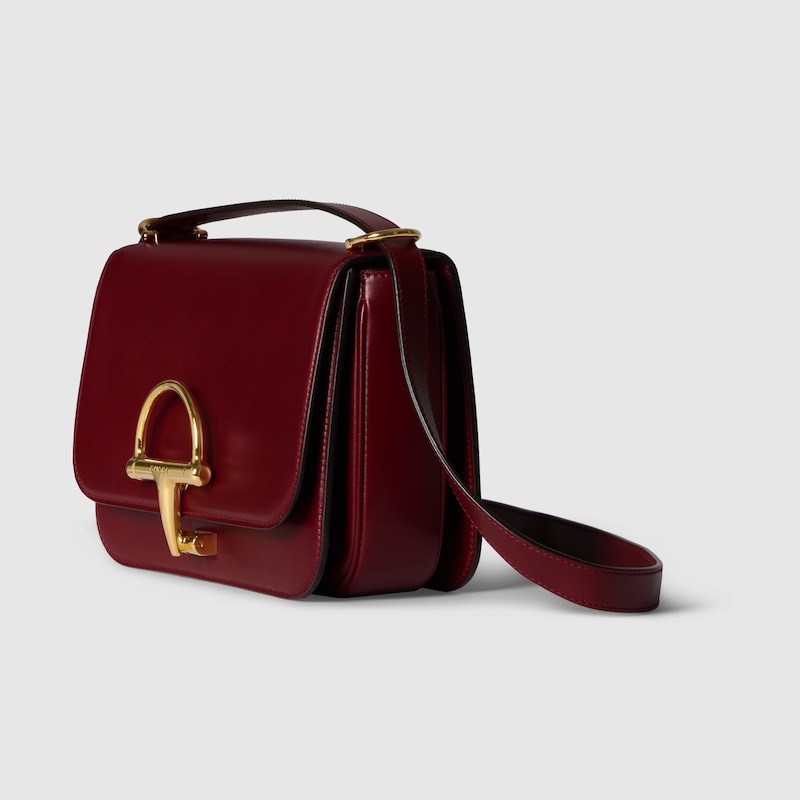 [True-to-ORIGINAL] Gvc*1 Siena Small Shoulder Bag Rosso Ancora Red For Women 8.9in/22.5cm 846705 AAFKB 6207