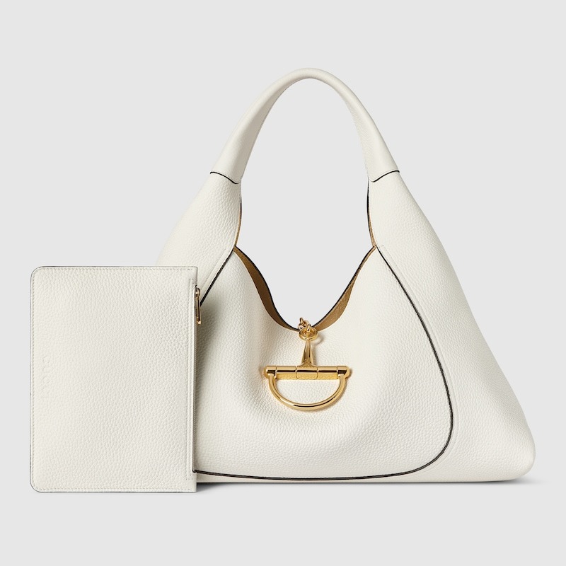 Gvc*1 Softbit Maxi Shoulder Bag White For Women 18.1in/46cm 837466 AAEAO 9050