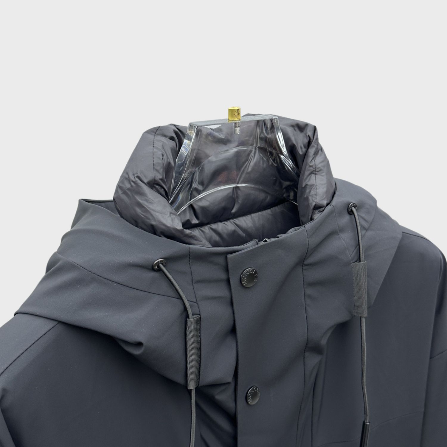 Moncler Technical Hooded Jacket Black For Men