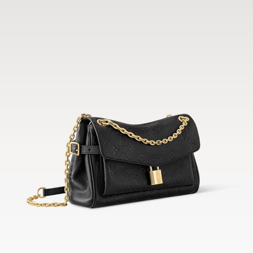 [True-to-ORIGINAL] L0vis Vvtt0n Anytime Flap Bag Black For Women 11.6in/29.5cm M14604