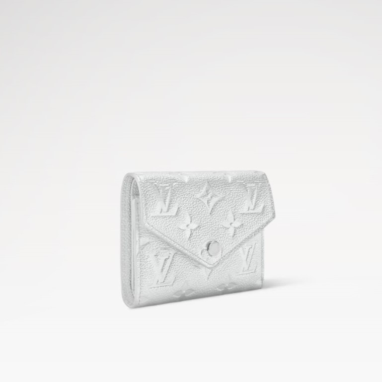 L0vis Vvtt0n Victorine Wallet Silver For Women 4.7in/12cm M26896