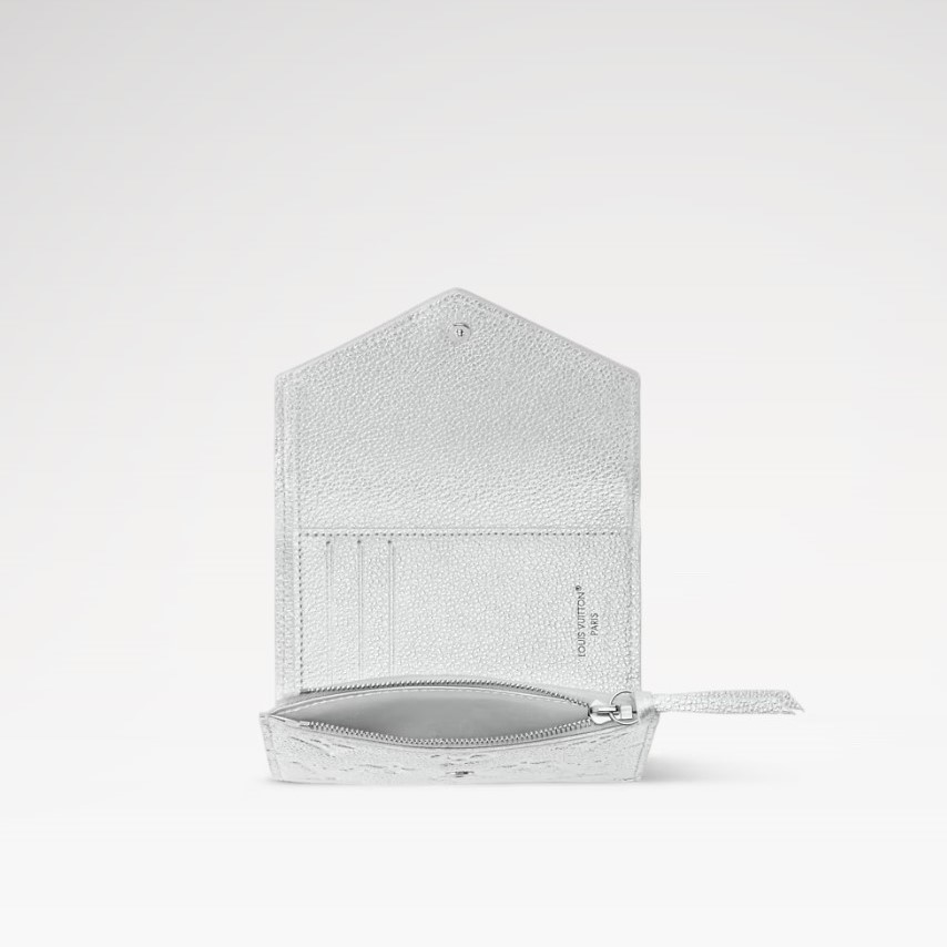 L0vis Vvtt0n Victorine Wallet Silver For Women 4.7in/12cm M26896