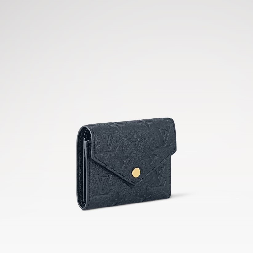 L0vis Vvtt0n Victorine Wallet Navy For Women 4.7in/12cm M83590