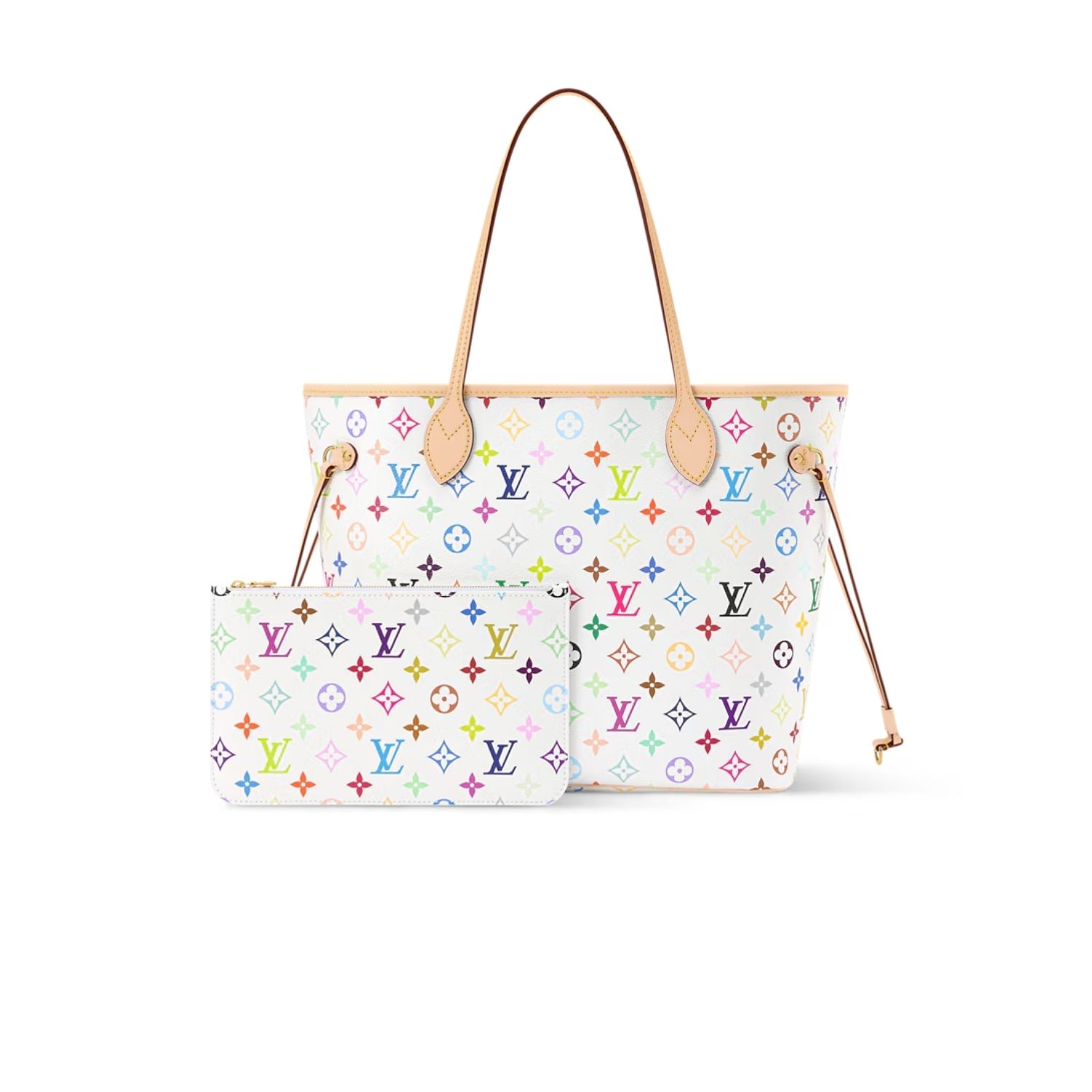L0vis Vvtt0n LV x TM Neverfull MM Bag Multicolor/White For Women 31cm/12.2in – M27787