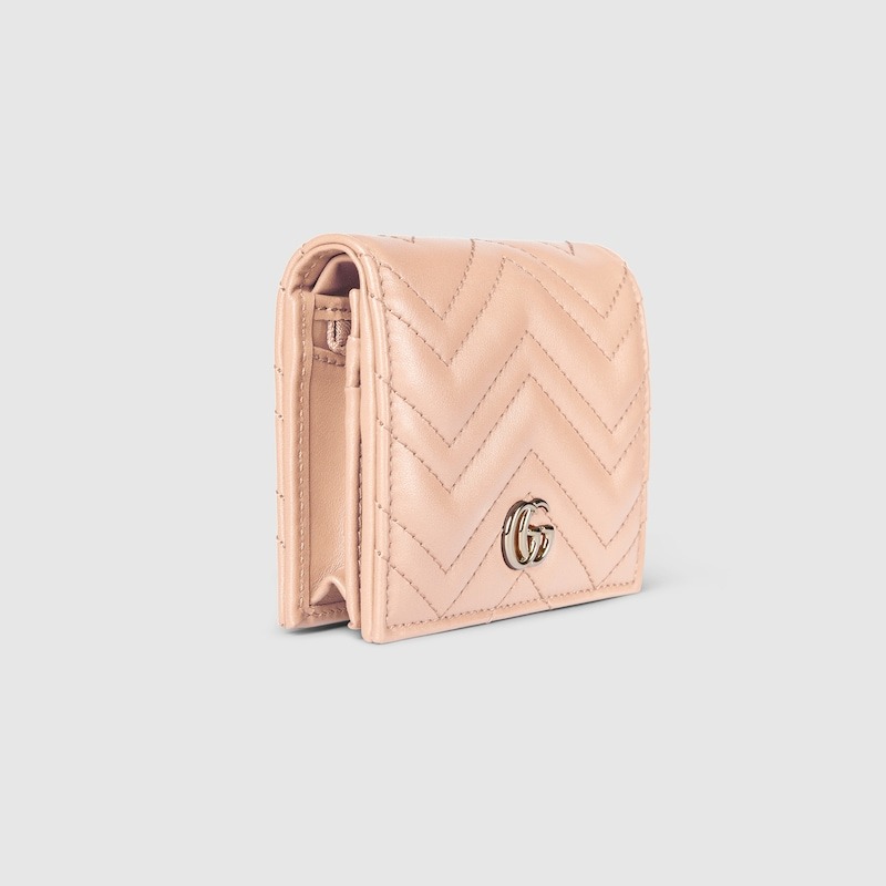 Gvc*1 Marmont Small Wallet Pale Pink For Women 4.5in/11cm 466492 AAET8 6823