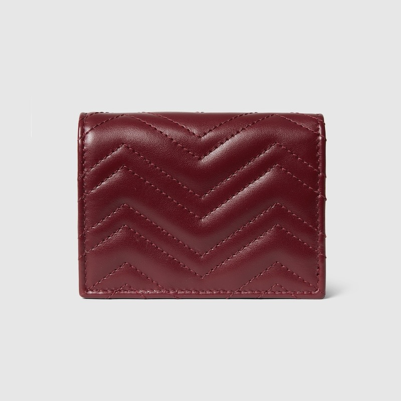 Gvc*1 Marmont Small Wallet Rosso Ancora Red For Women 4.5in/11cm 466492 DTDHV 6207