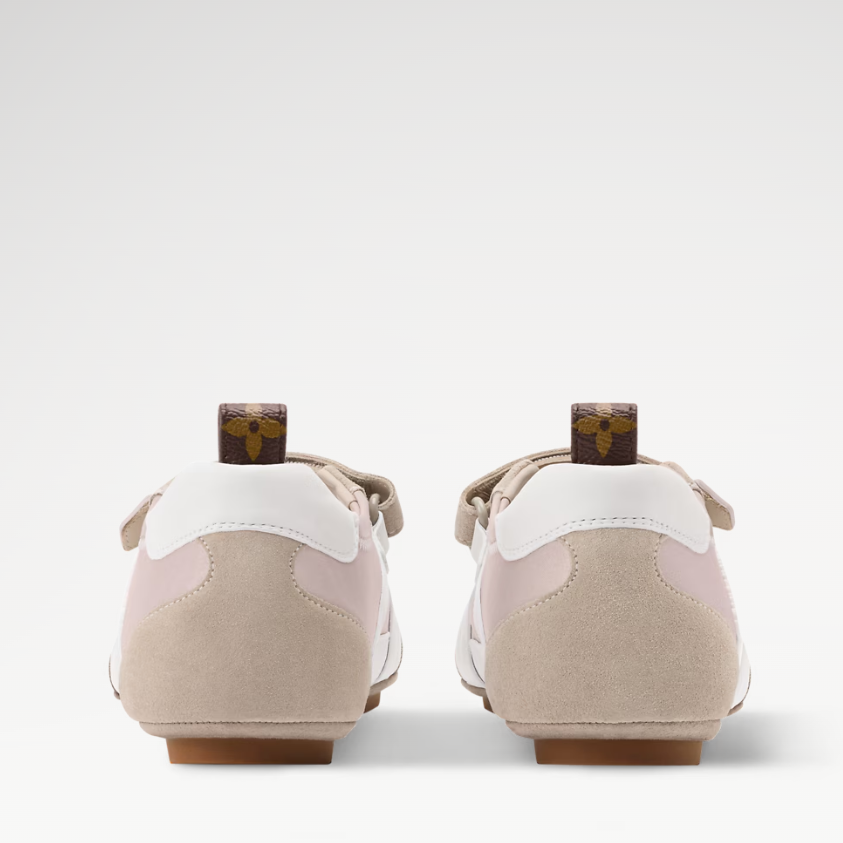 L0vis Vvtt0n LV Sneakerina Mary Jane Beige For Women 1AJP00