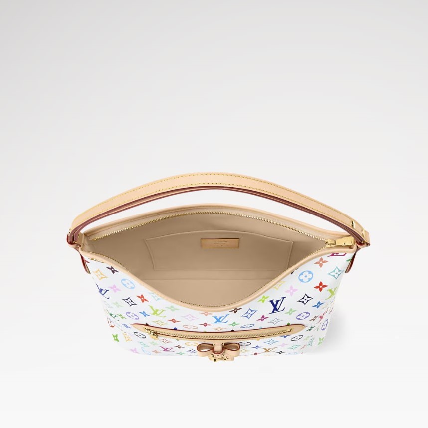 L0vis Vvtt0n LV x TM Lineup Shoulder Bag 13.8in/ 35cm Multicolor Gold Hardware For Women M27582