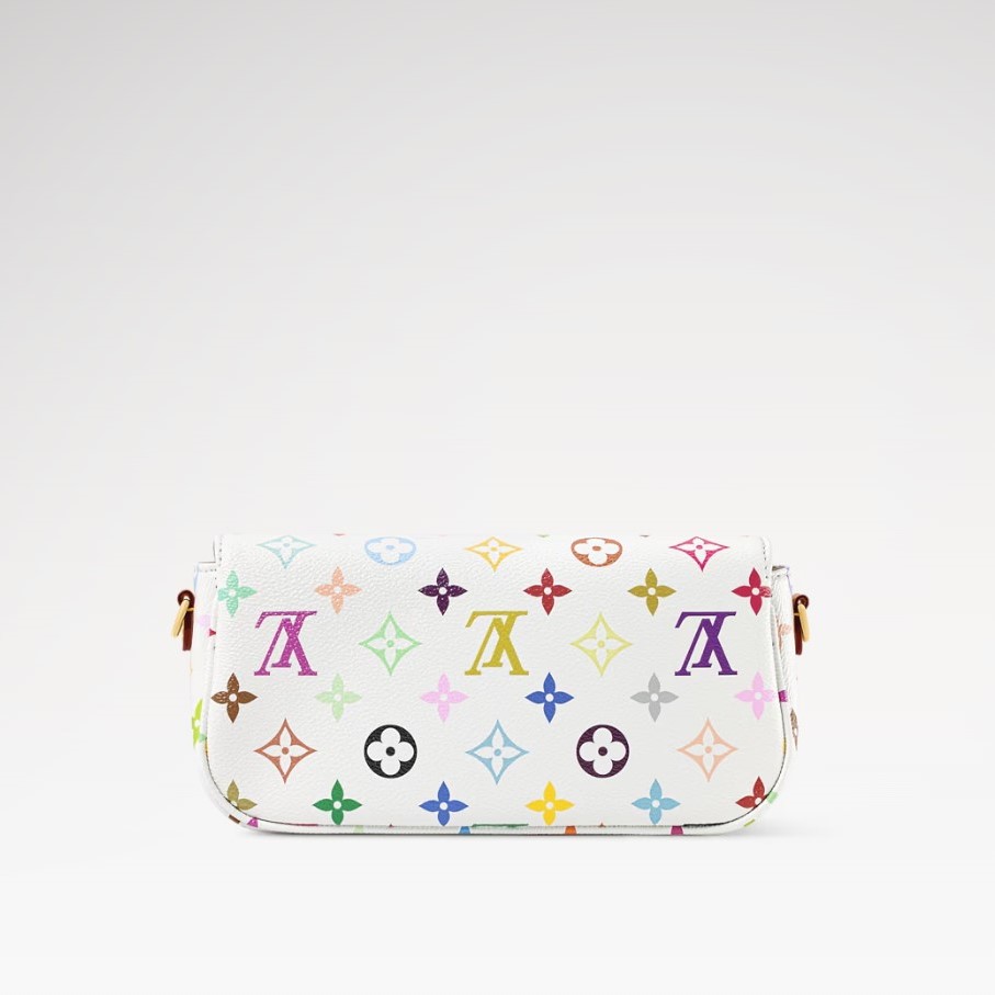 L0vis Vvtt0n LV x TM Wallet On Chain Ivy Crossbody Bag 9.3in/ 24cm Multicolor Gold Hardware For Women M27492