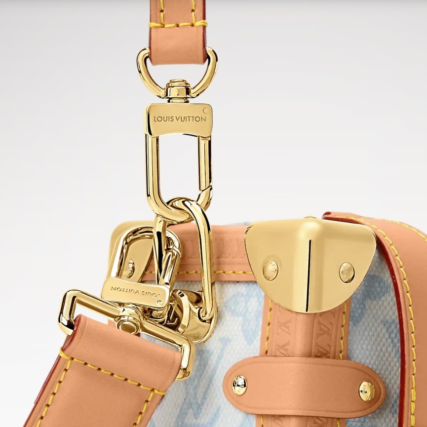 L0vis Vvtt0n Side Trunk MM Monogram Origine Bleu Courrier For Women 9.4in/24cm M27891