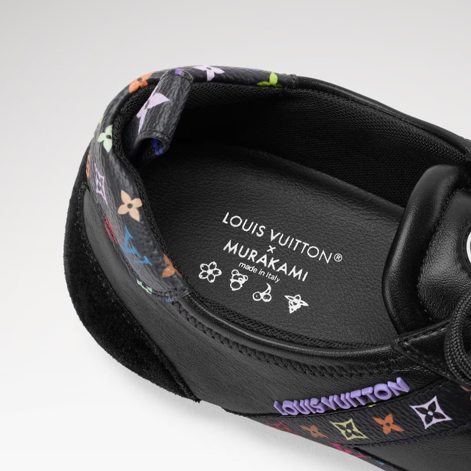 L0vis Vvtt0n LV x TM LV Sneakerina Sneakers Black For Women 1AJJTT