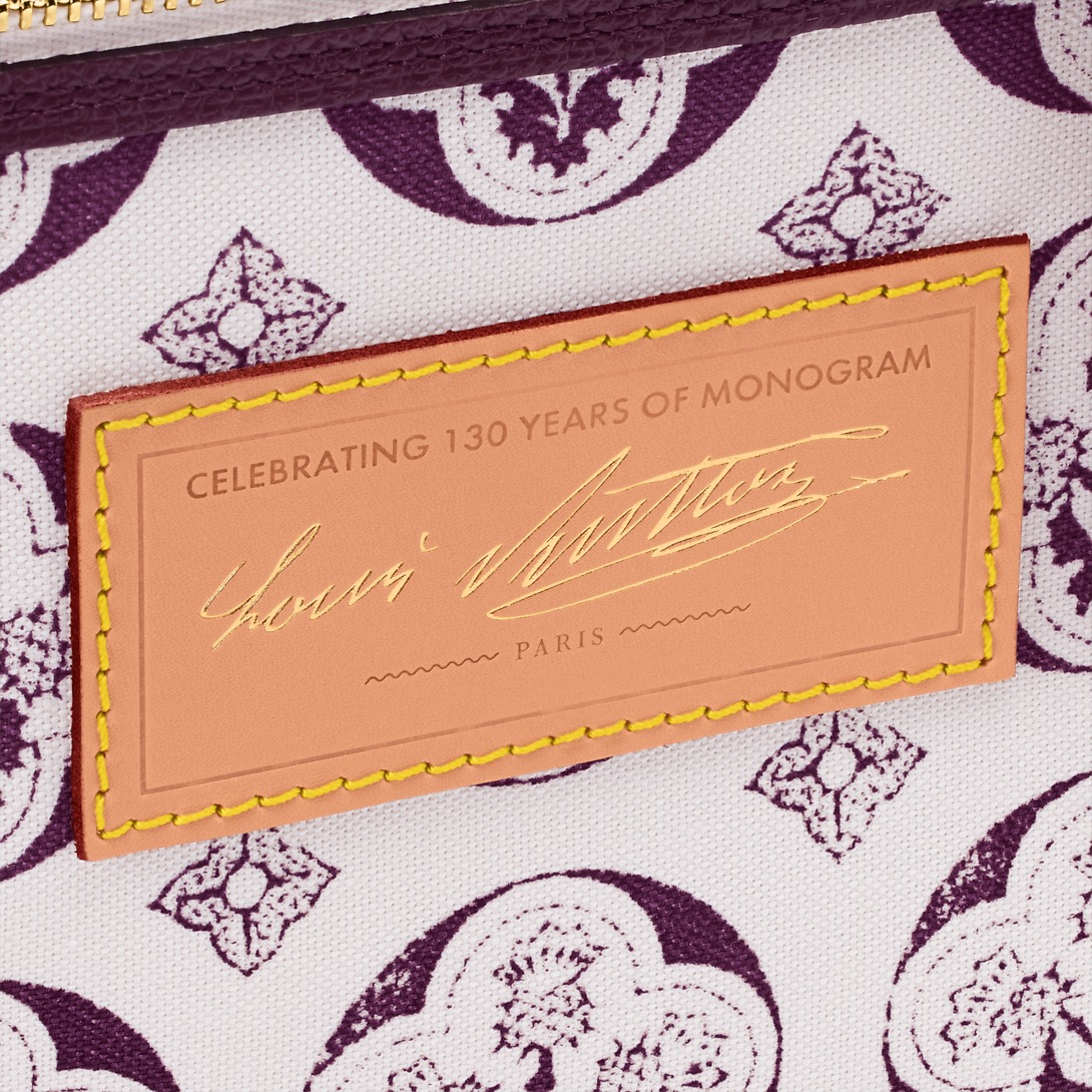 L0vis Vvtt0n Neverfull Inside Out MM Tote Bag 12.2in/ 31cm Monogram/ Purple Gold Hardware For Women M28377