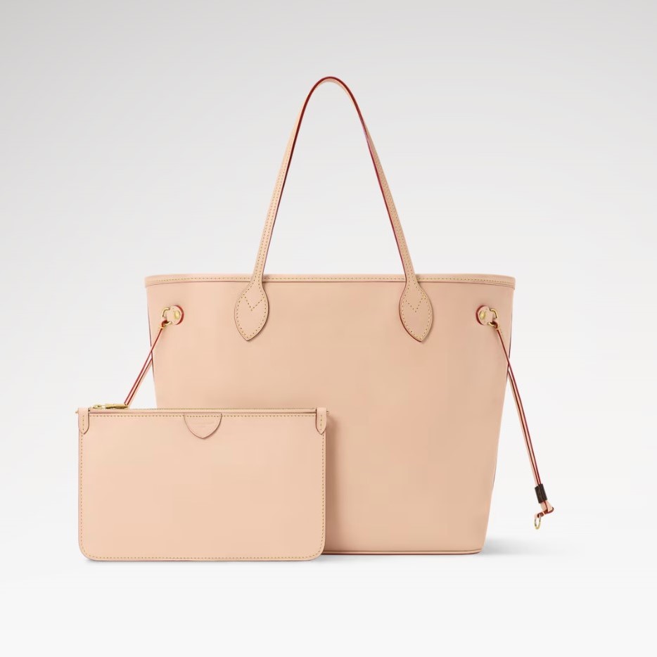 L0vis Vvtt0n Neverfull MM Tote Bag 12.2in/ 31cm Beige Gold Hardware For Women M27635