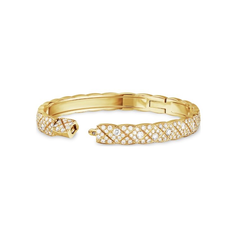 Ch**el Coco Crush Bracelet Gold Hardware For Women J13650