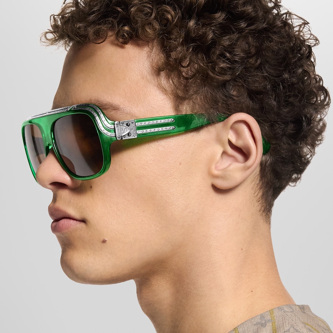 L0vis Vvtt0n 1.0 Millionaires Sunglasses Green For Men Z3020W