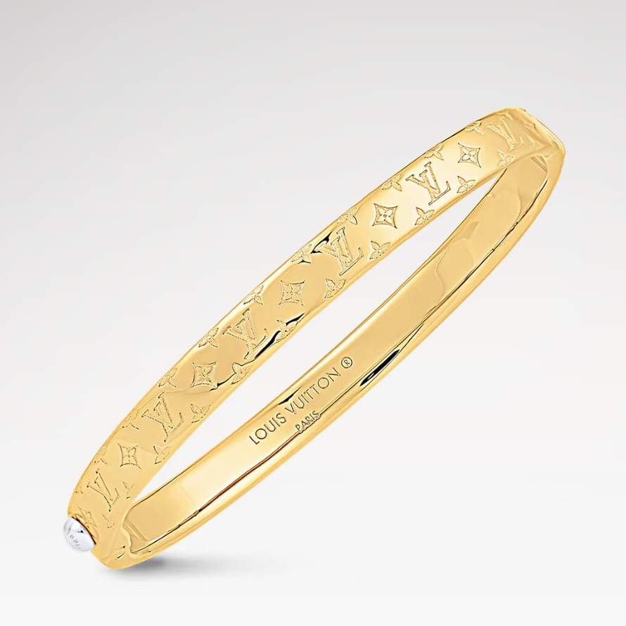 L0vis Vvtt0n Nanogram Bracelet Gold Hardware For Women M1029M