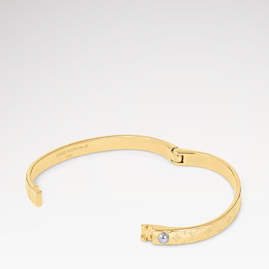 L0vis Vvtt0n Nanogram Bracelet Gold Hardware For Women M1029M