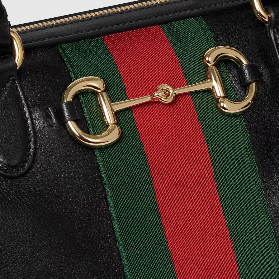 Gvc*1 Borsetto Large Boston Shoulder Bag 15.2in/ 39cm Black Gold Hardware For Women 866734 AAGIQ 1053