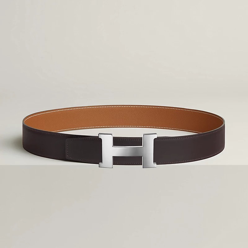 H**me5 Constance Buckle Reversible Strap 38mm Belt Macassar/ Brown For Men H011823UAAH115