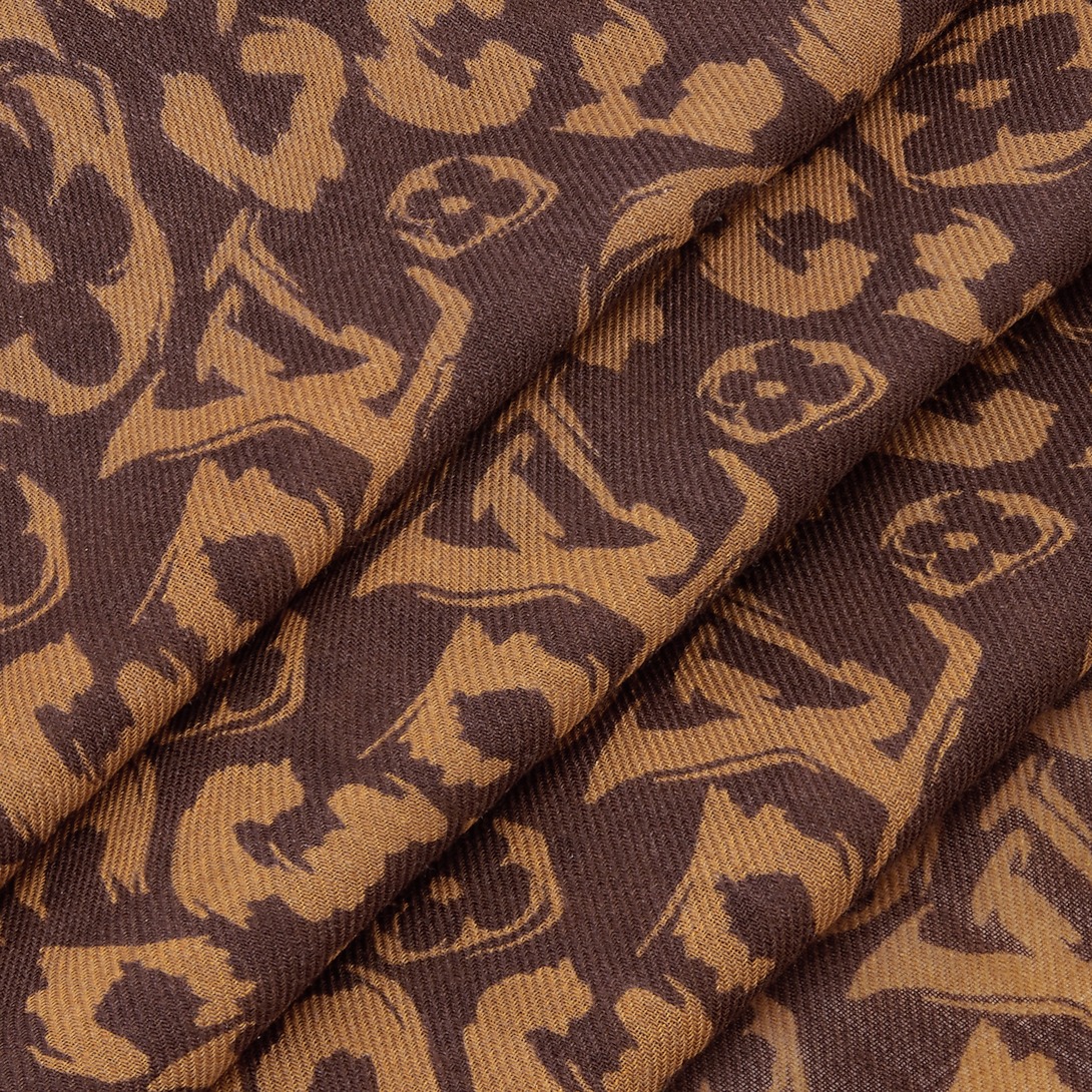 L0vis Vvtt0n LV Safari Stole 72.8in/ 185cm Brown For Women M98151