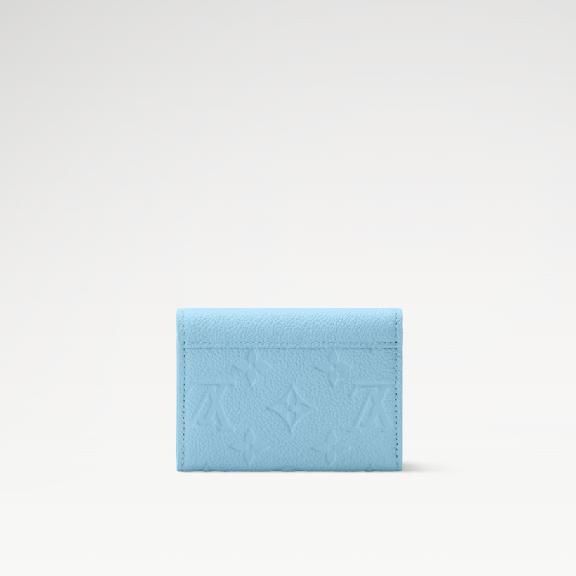 L0vis Vvtt0n Rosalie Coin Purse Grape Blue For Women 4.3in/11cm M27480