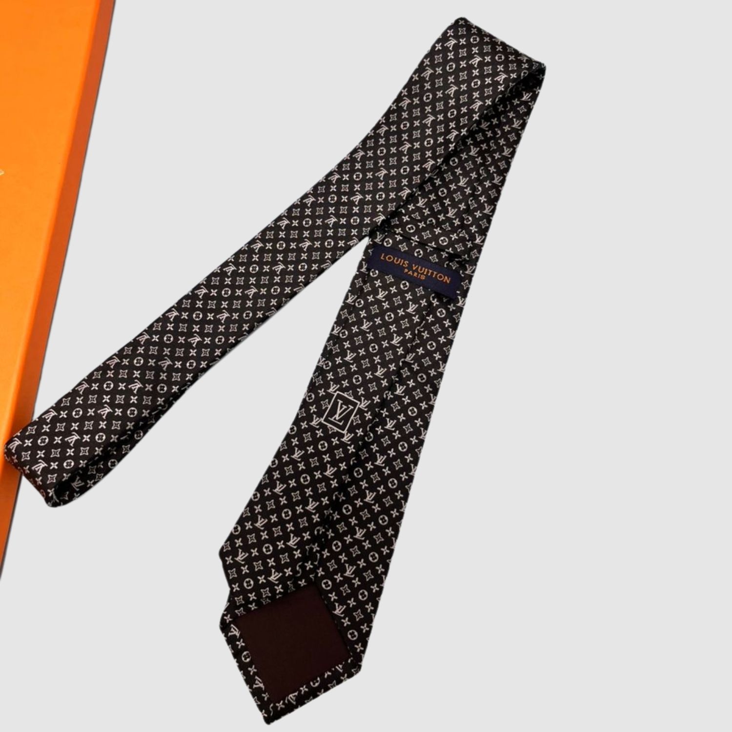 L0vis Vvtt0n Monogram Classic Tie Black LV Men Tie