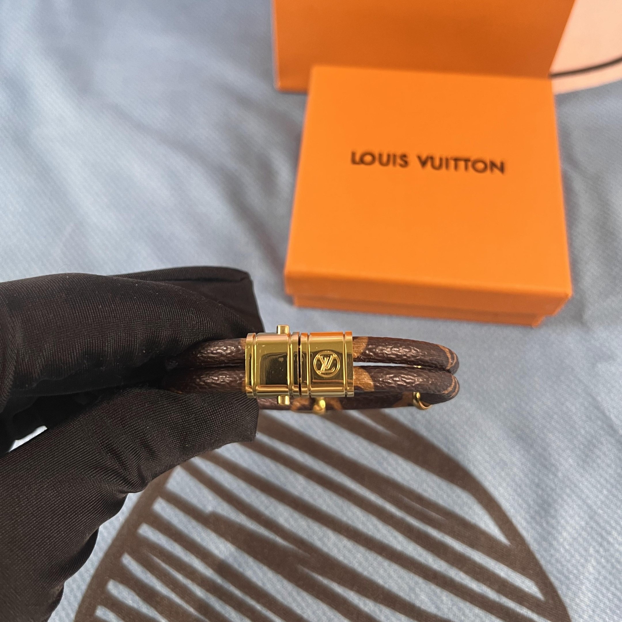 L0vis Vvtt0n Double Bracelet Brown For Women