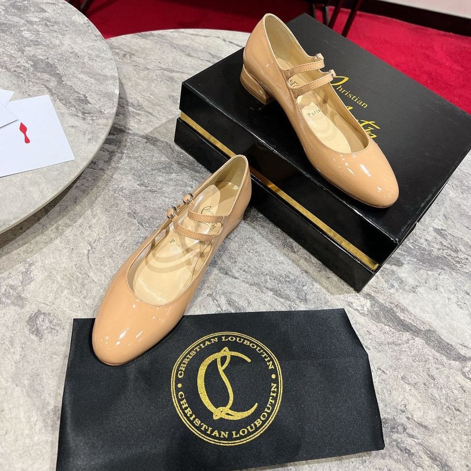 Chr1st1an Louboutin Sweet Jane Strass Nude 1 For Women 3240418N247