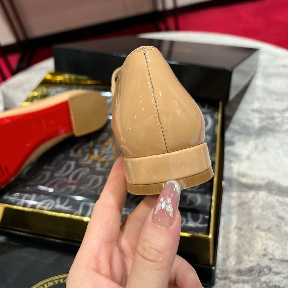 Chr1st1an Louboutin Sweet Jane Strass Nude 1 For Women 3240418N247