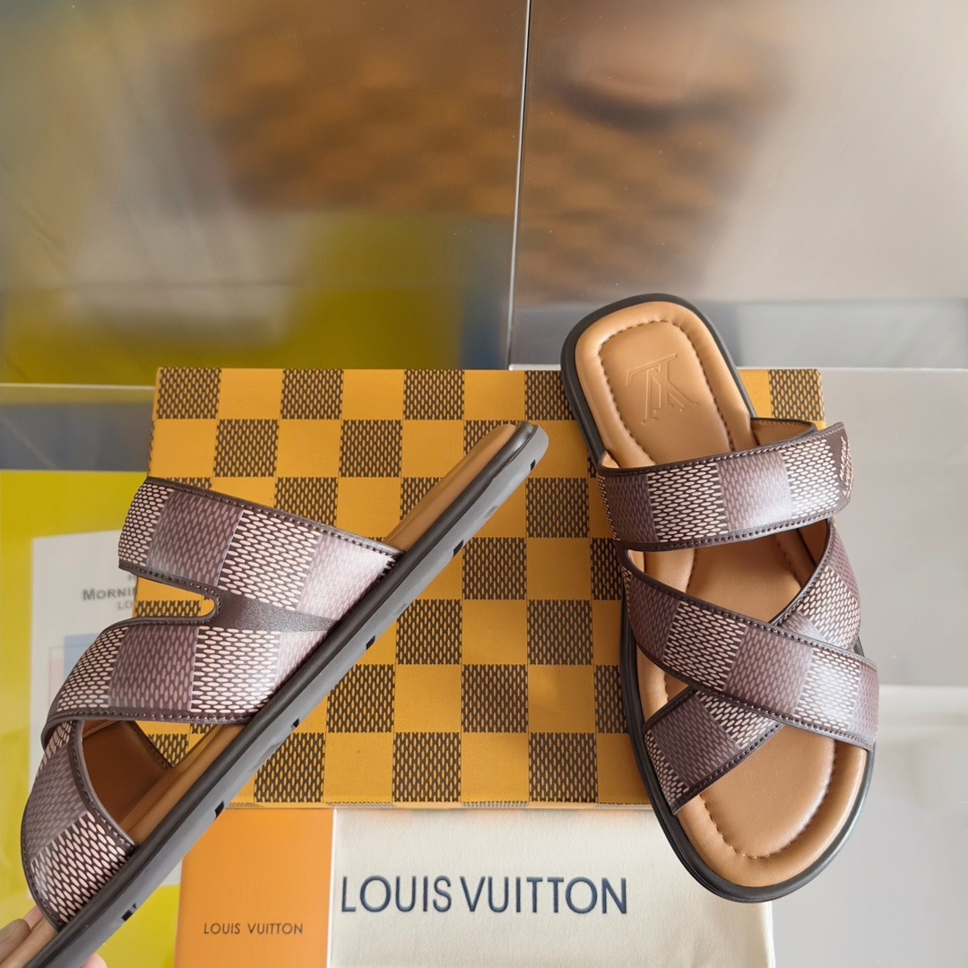 L0vis Vvtt0n LV Venice Mule Ebene For Men 1ACRJH