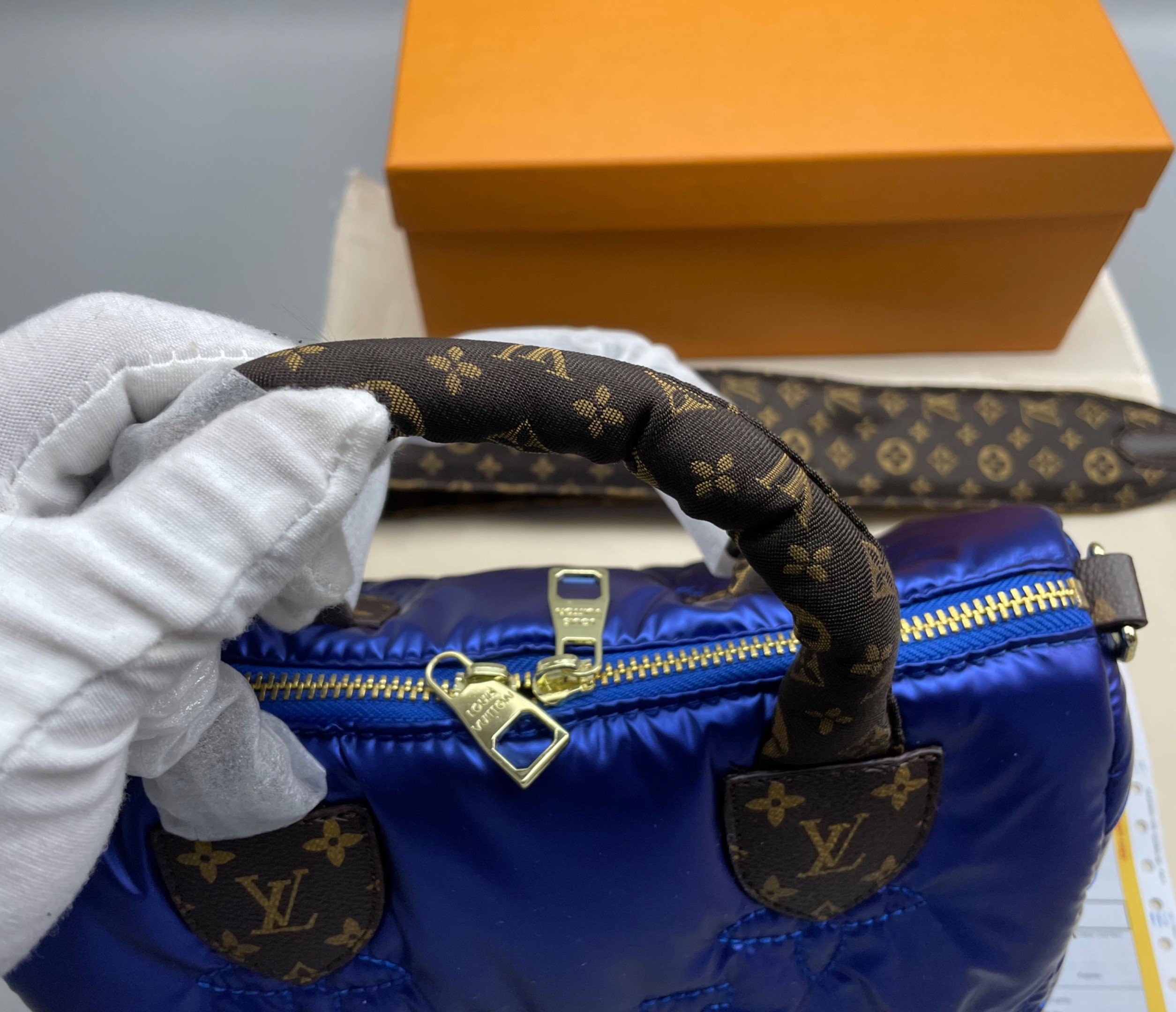 L0vis Vvtt0n Speedy Bandoulière 25 Bag Blue For Women‎ 9.8n/25cm