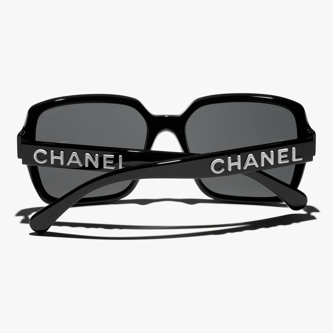 Ch**el Square Sunglasses Black For Women A71305 X08101 S2610