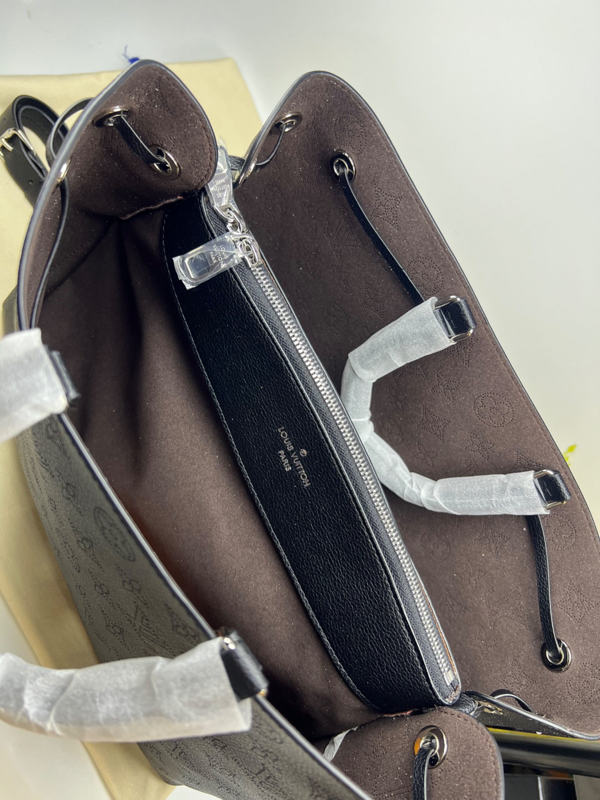 [True-to-ORIGINAL] L0vis Vvtt0n Bella Tote Mahina Black For Women 12.6in/32cm LV M59200