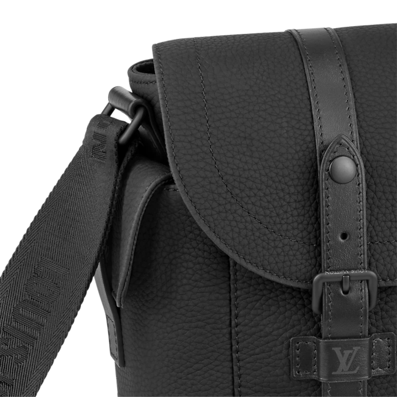 L0vis Vvtt0n Christopher Messenger Taurillon Black For Men, Men’s Bags, Shoulder And Crossbody Bags 11.4in/29cm LV M58476