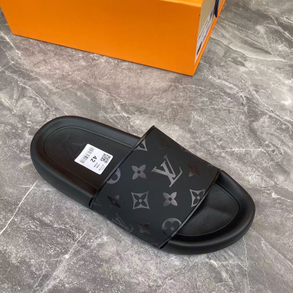 L0vis Vvtt0n Waterfront Mule Black For Men