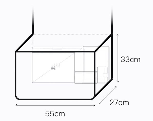Pra*a Re-Nylon And Leather Duffle Bag For Men 21.7in/55cm 2VC013_2DMH_F0002_V_SOO