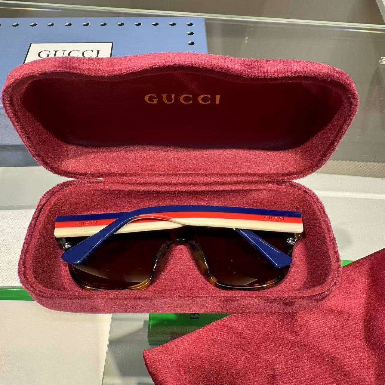 Gvc*1 Square Frame Sunglasses Brown For Women