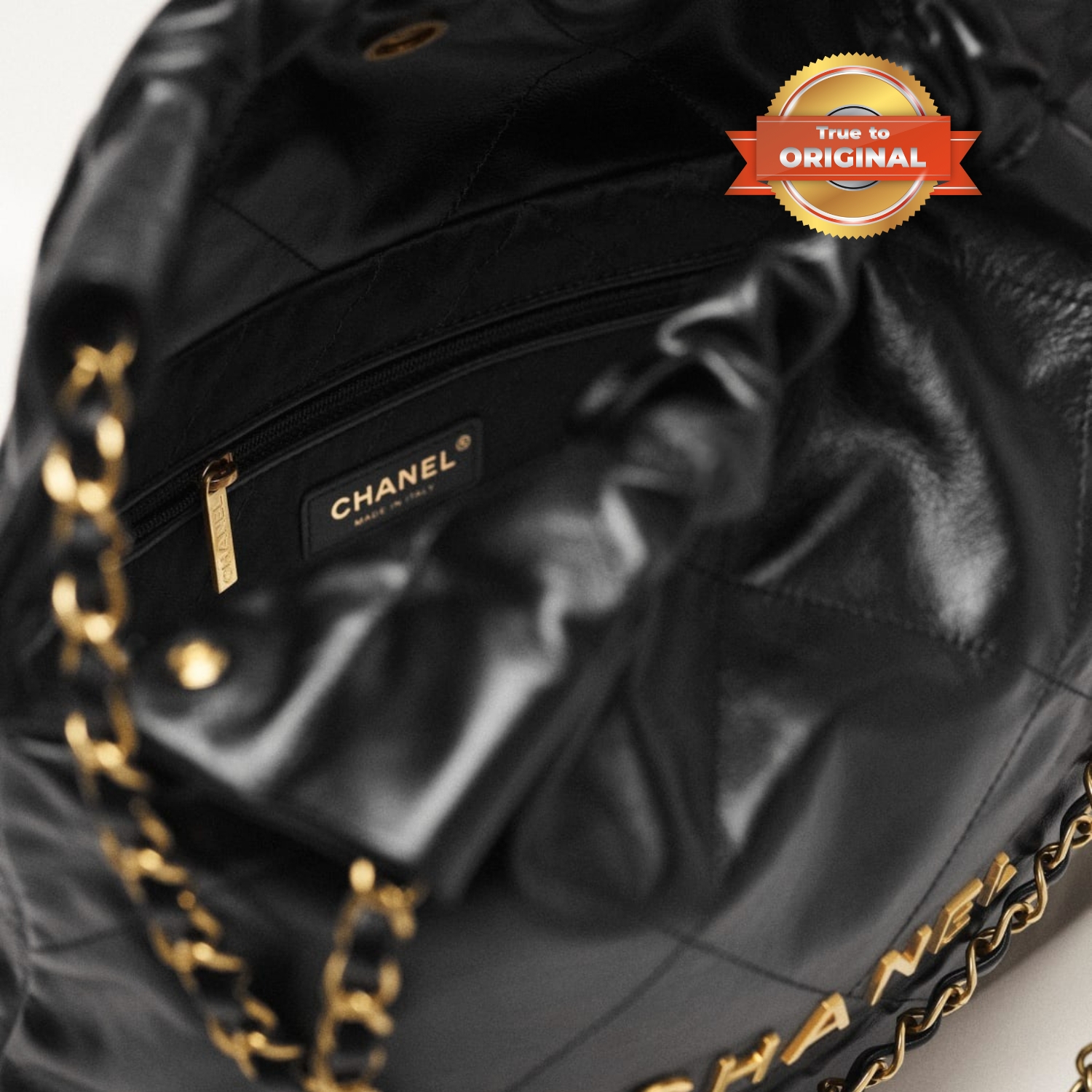 [True-to-ORIGINAL] Ch**el 22 Small Handbag Black For Women 37cm/14.4in AS3260 B08037 94305