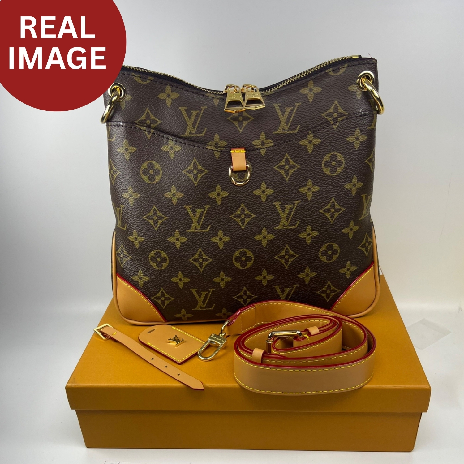 L0vis Vvtt0n Odeon PM Monogram Canvas Brown For Women 10.2in/26cm M45354