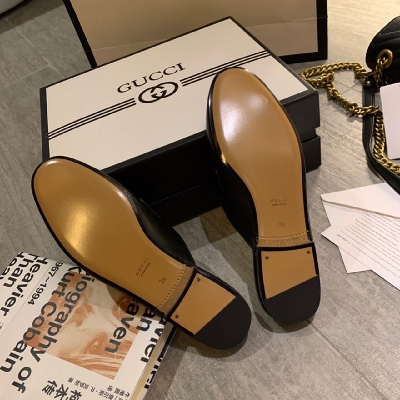 Gvc*1 Women’s Princetown Slipper Black For Women GG 629084 CQXM0 1060