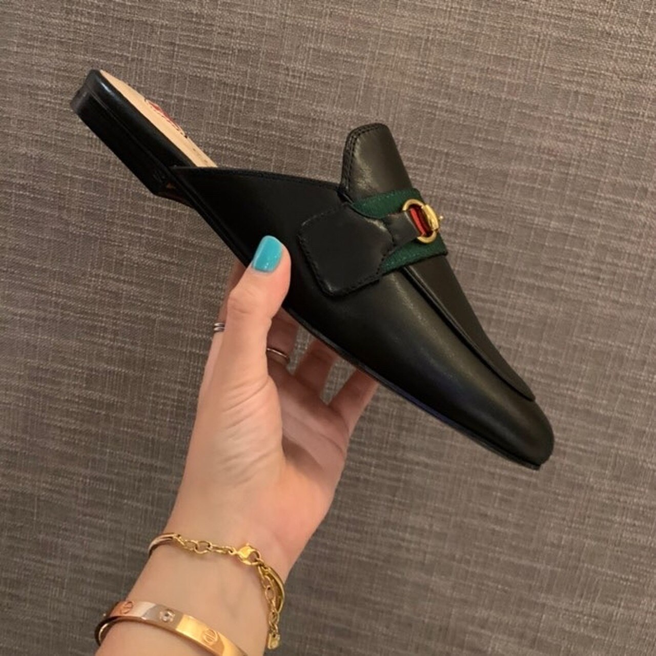 Gvc*1 Women’s Princetown Slipper Black For Women GG 629084 CQXM0 1060