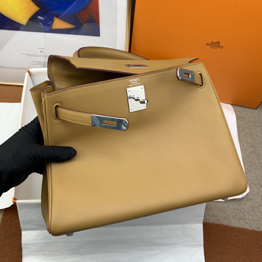 H**me5 Kelly 28 Evercolor Gold Bag For Women, Women’s Handbags, Shoulder Bags 11in/28cm