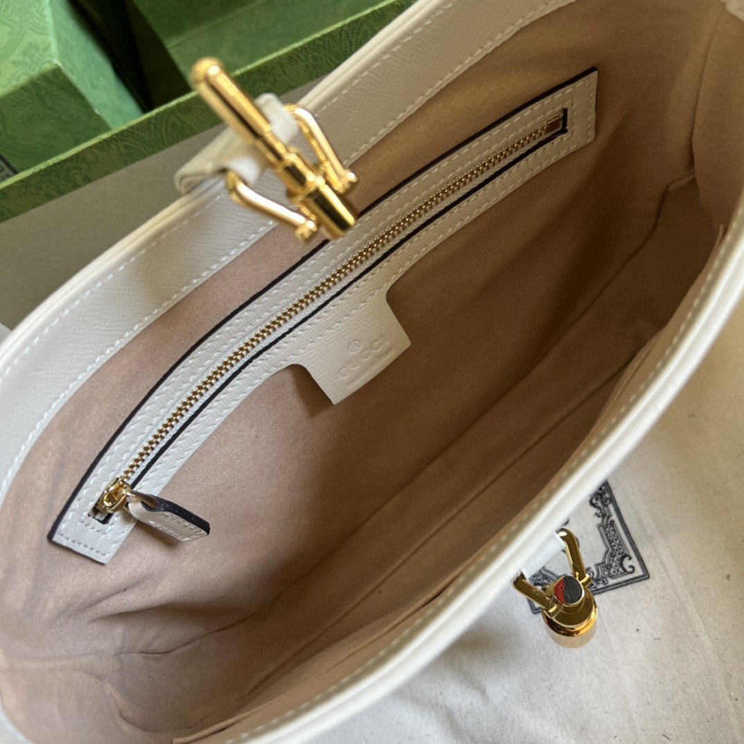 Gvc*1 Jackie 1961 Small Shoulder Bag Beige And Ebony GG Svp*me Canvas For Women 11in/28cm 636706 HUHHG 9794