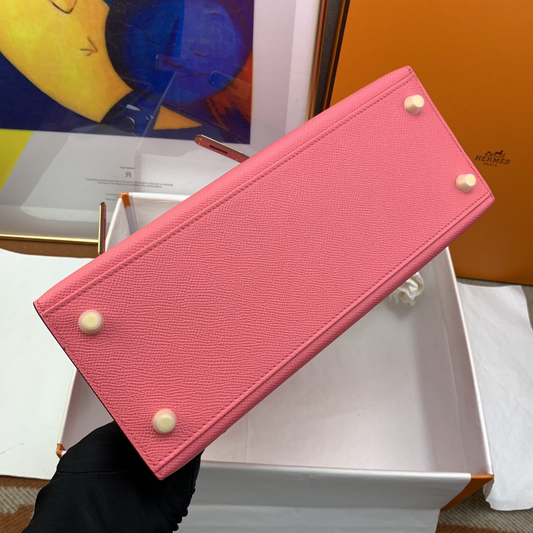 H**me5 Kelly 28 Sellier Epsom Pink Bag For Women, Women’s Handbags, Shoulder Bags 11in/28cm