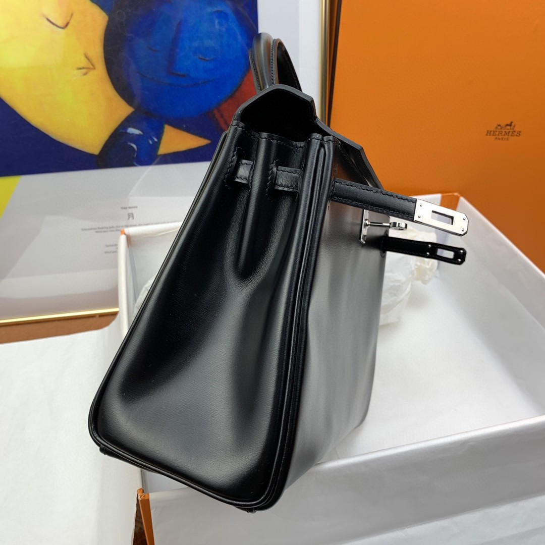 H**me5 Kelly 25 Black Bag For Women, Women’s Handbags, Shoulder Bags 10in/25cm