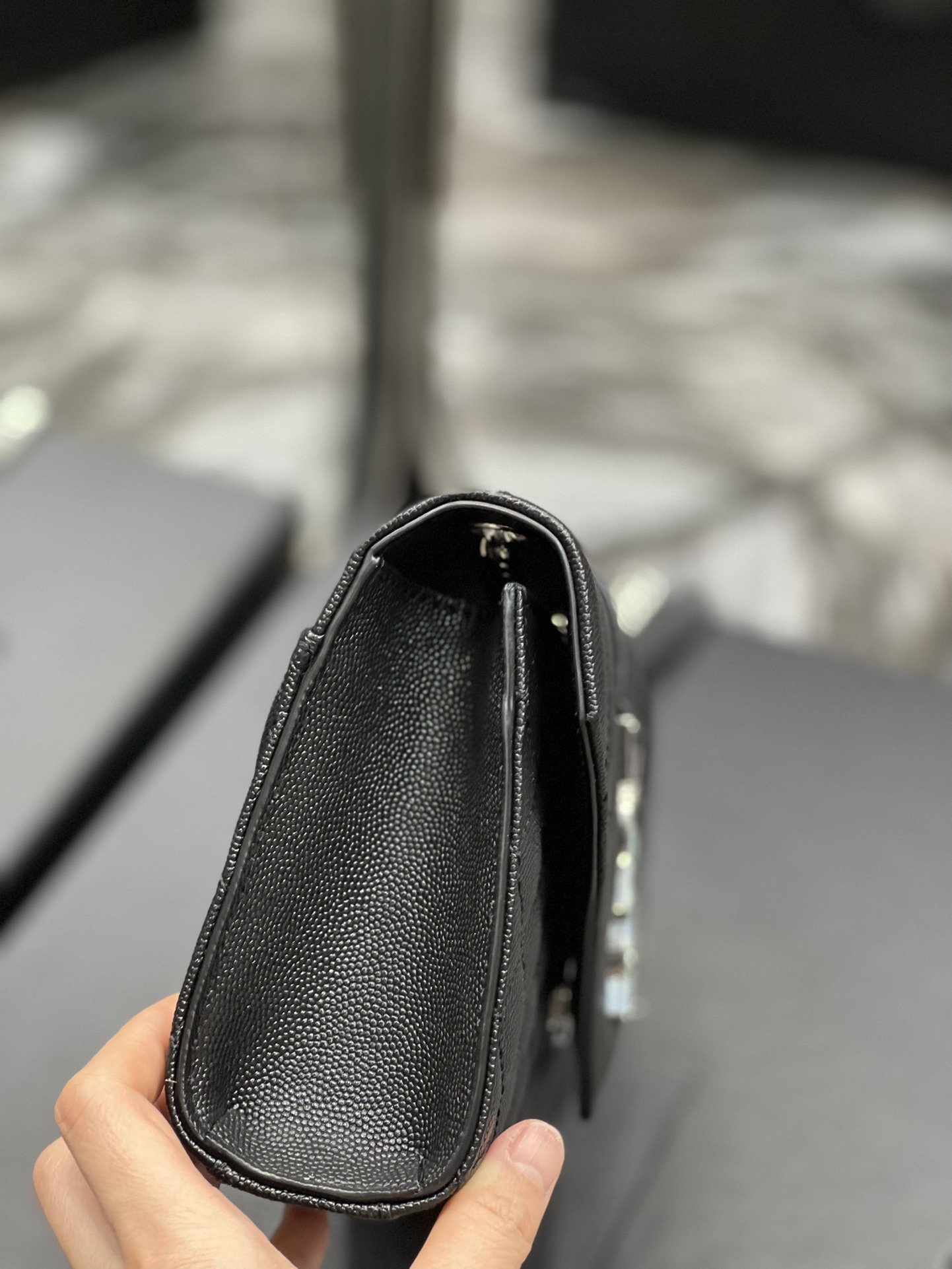 Sa1nt Lau*nt Small Bag Black In Mix Matelasse For Women 8.2in/21cm Y51 600195BOW921000