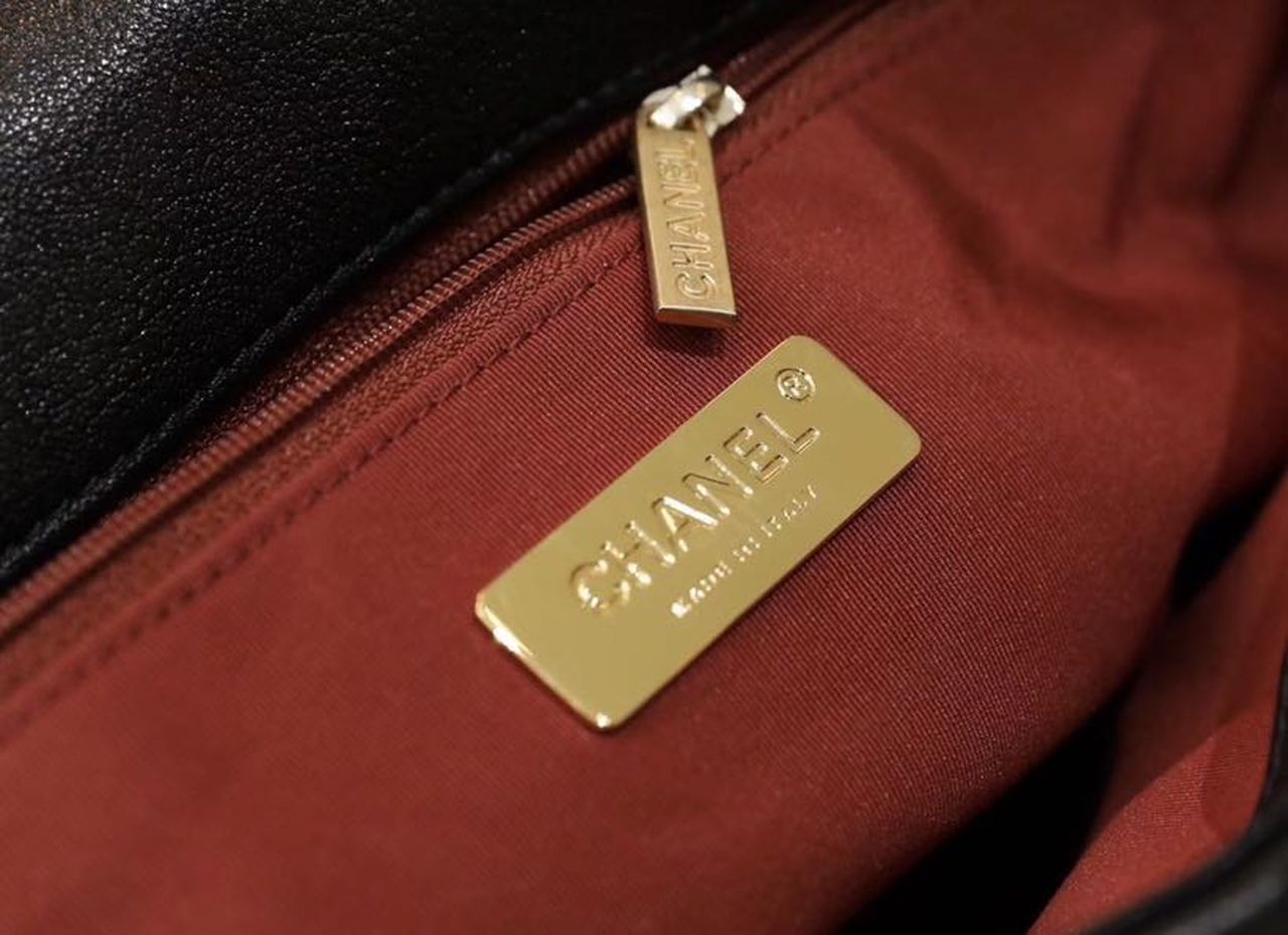 Ch**el 19 Handbag 26cm Black For Women AS1160 B04852 94305