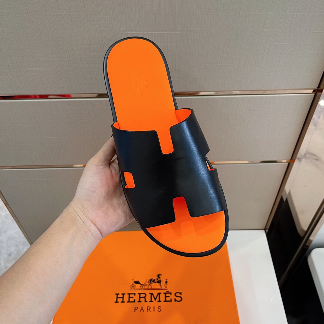 H**me5 Izmir Sandal Black/Orange For Men