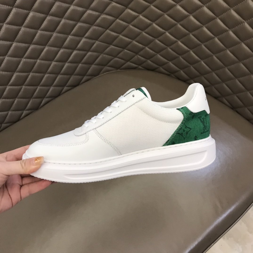 L0vis Vvtt0n Rivoli Sneaker Monogram Metallic Canvas White/Green For Men LV